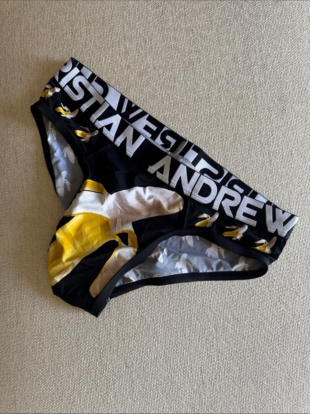 Andrew Christian banana brief